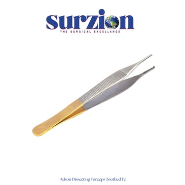 Adson dissecting forceps, toothed T.C.